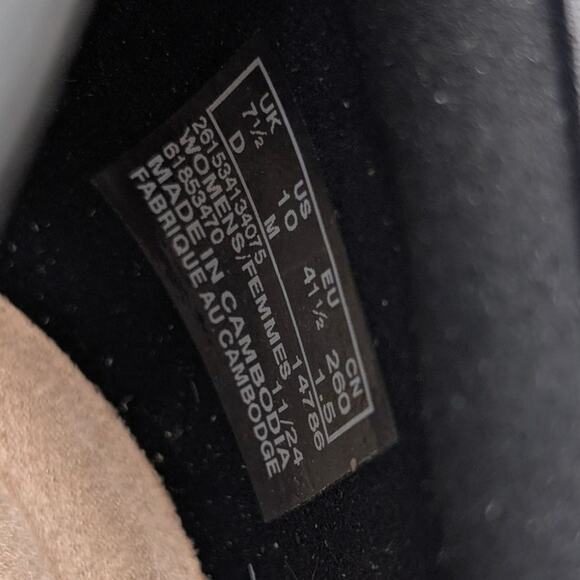 Clarks Marilyn Sara Block Heel Pumps Round Toe Women's Black Size US10M EU41.5 - Picture 6 of 8